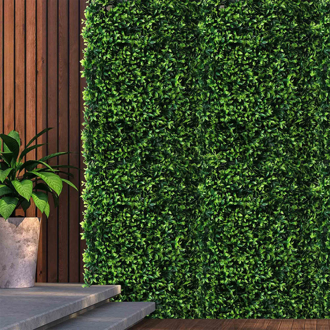 10pcs Artificial Boxwood Hedge Fence Fake Vertical Garden