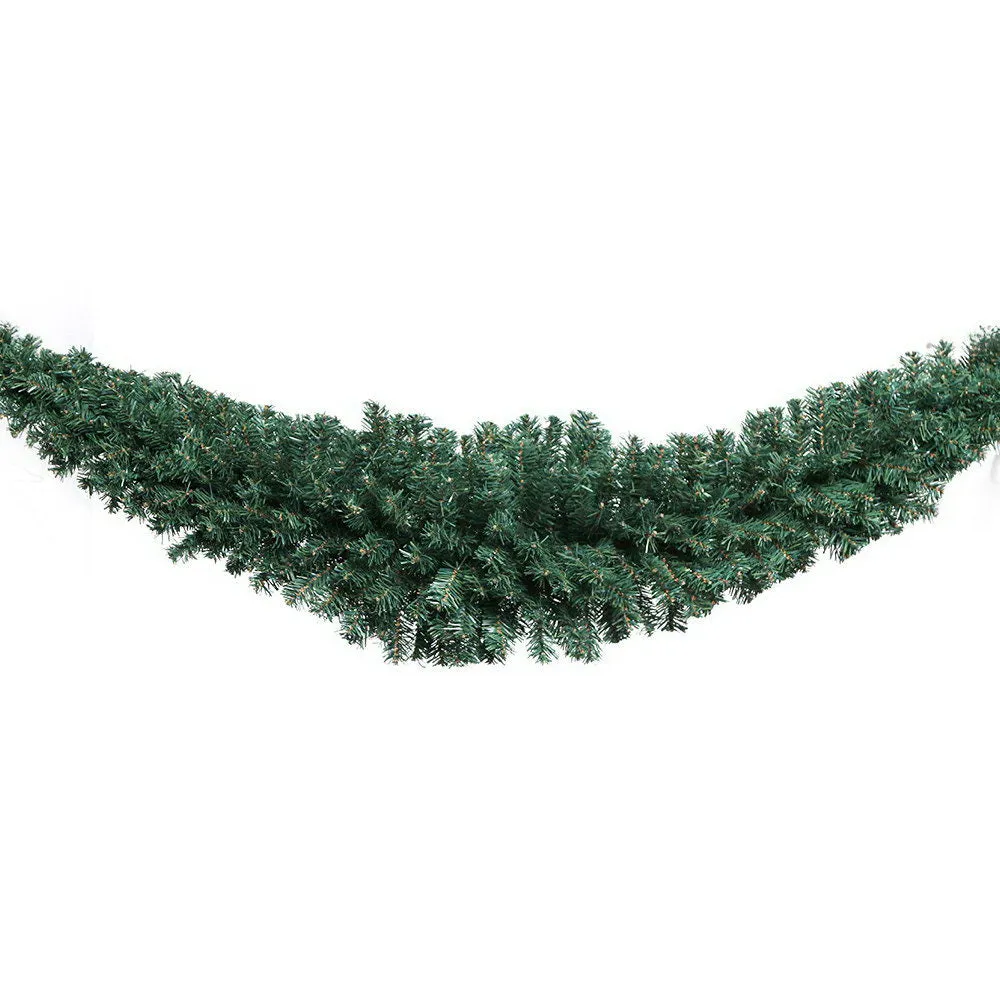 1.8M Green Xmas Garland Non-toxic Indoor Outdoor - Jingle Jollys