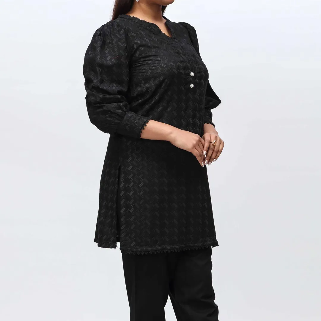 1PC- Embroidered Chikankari Shirt PS4077