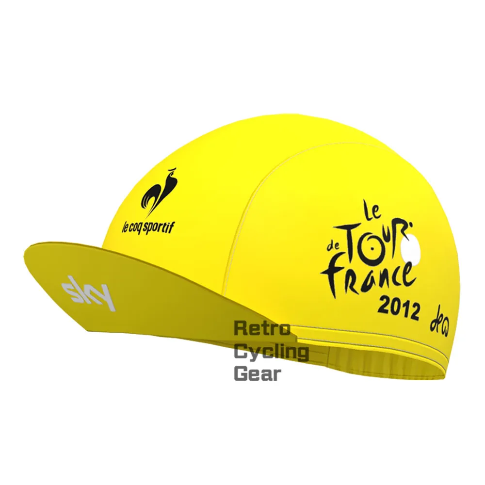 2012 yellow sky Retro Cycling Cap