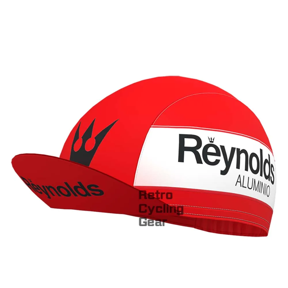 43 red Reynolds Retro Cycling Cap