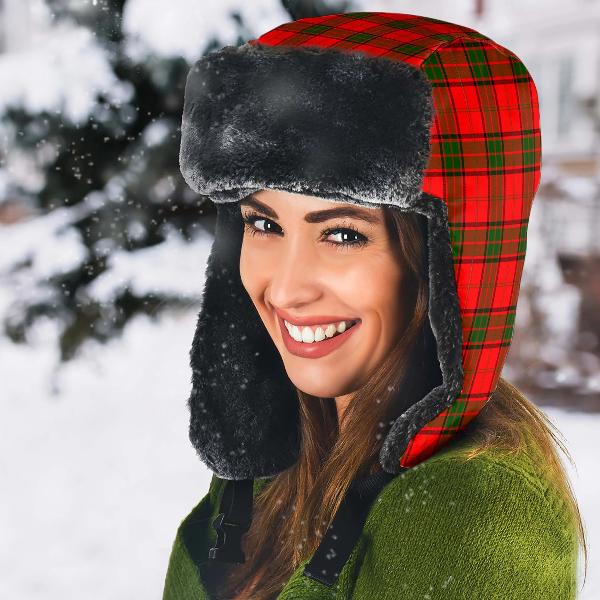 Adair Tartan Winter Trapper Hat