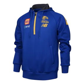 AFL 2024 Half Zip Hoodie - West Coast Eagles - Adult - Mens - 1/2 Zip