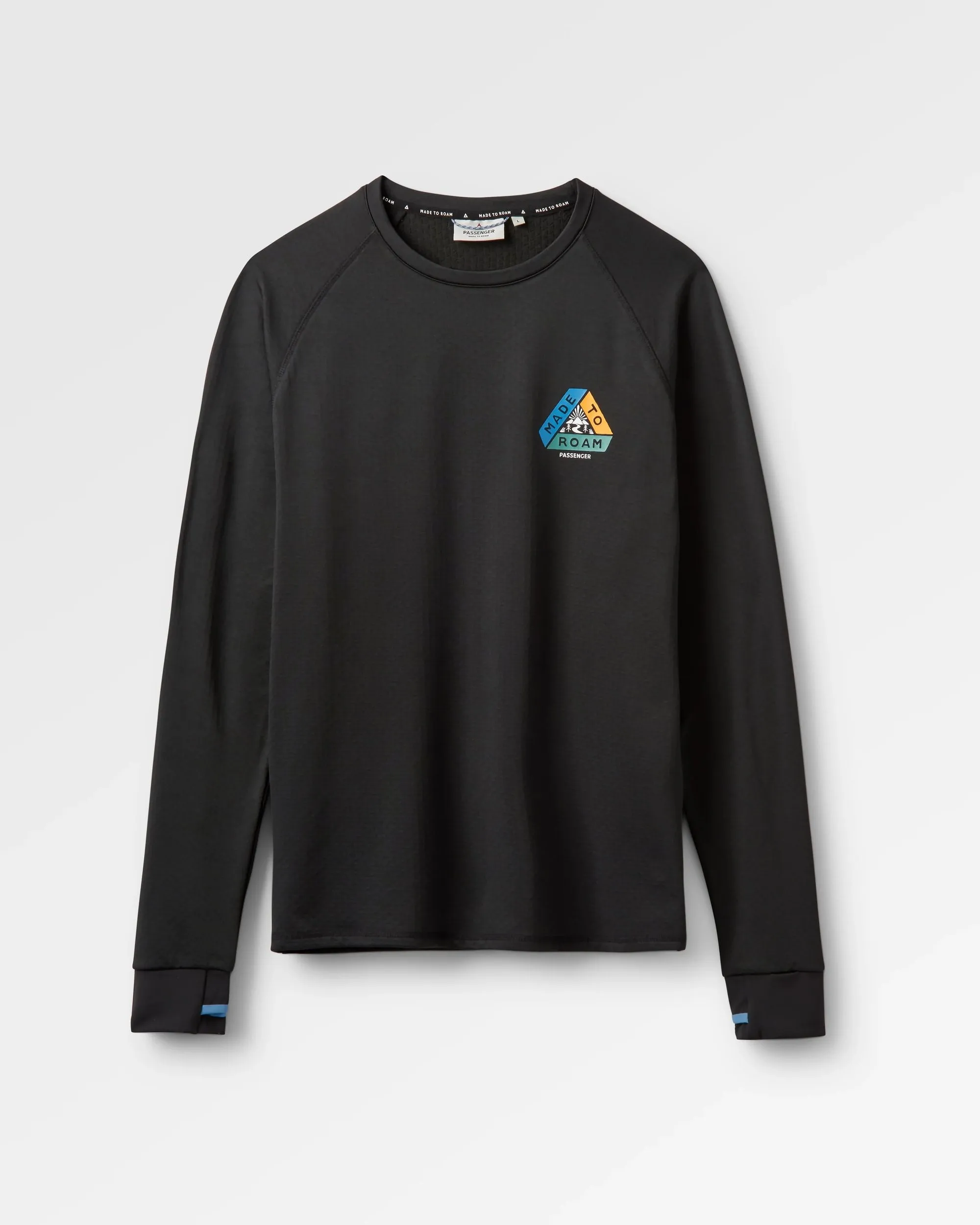 Alpine Recycled Base Layer LS T-Shirt - Black