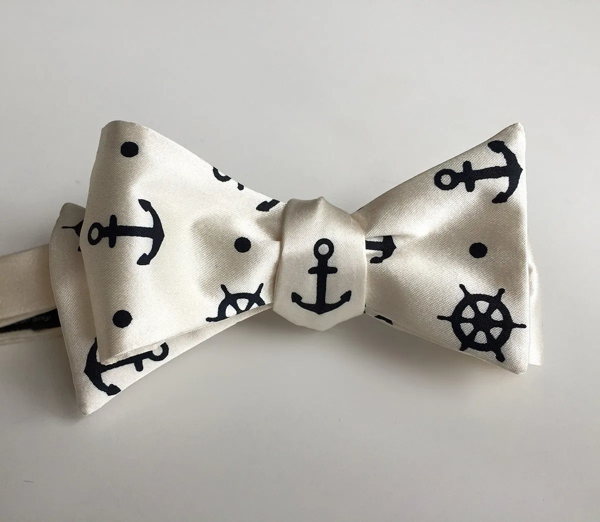 Anchor Bow Tie, Nautical Print