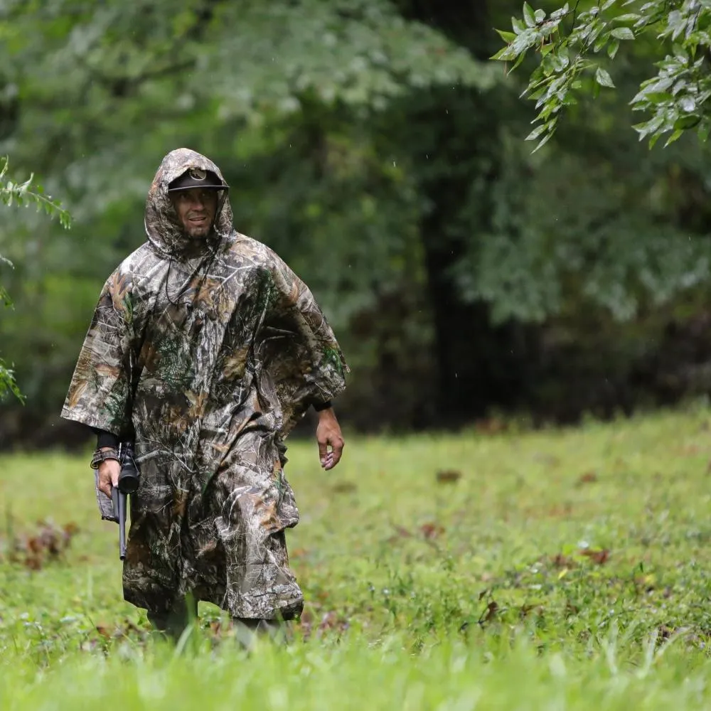 Arcturus Lightweight Waterproof Rain Poncho - Realtree EDGE