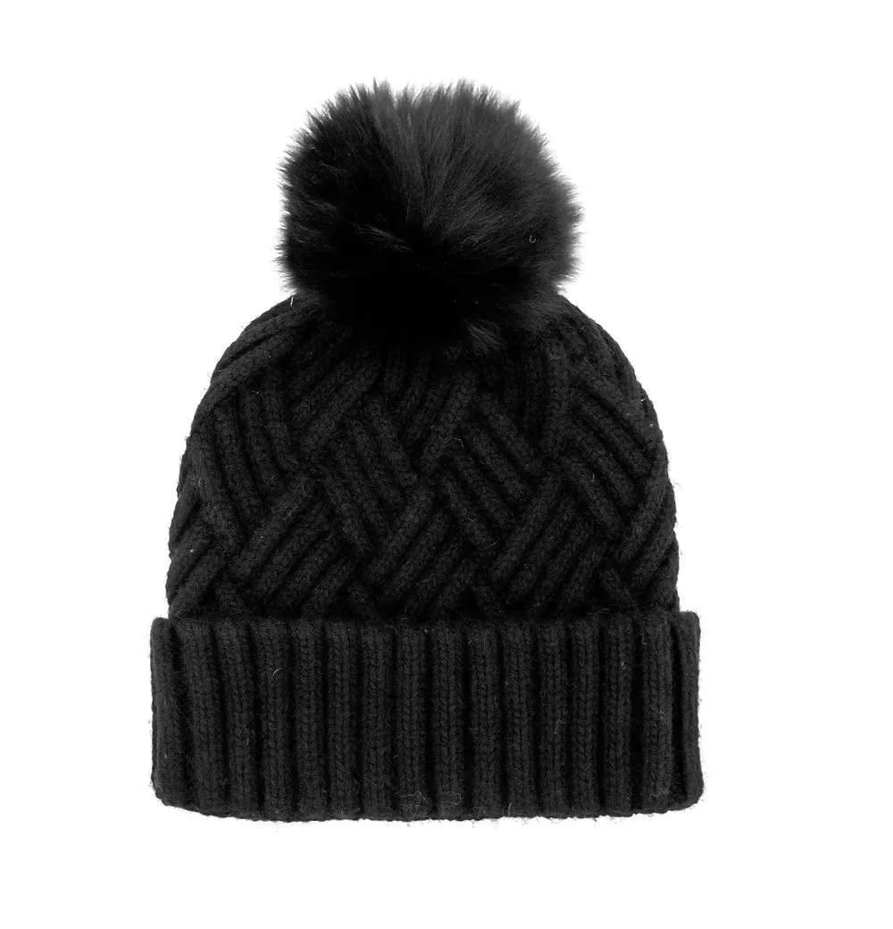 Aspen Pom Pom Hat