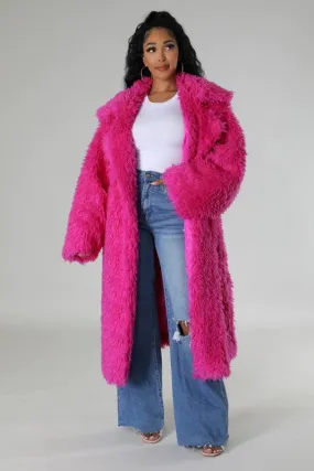 Athina Fuzzy Fur Winter Heavy Jacket