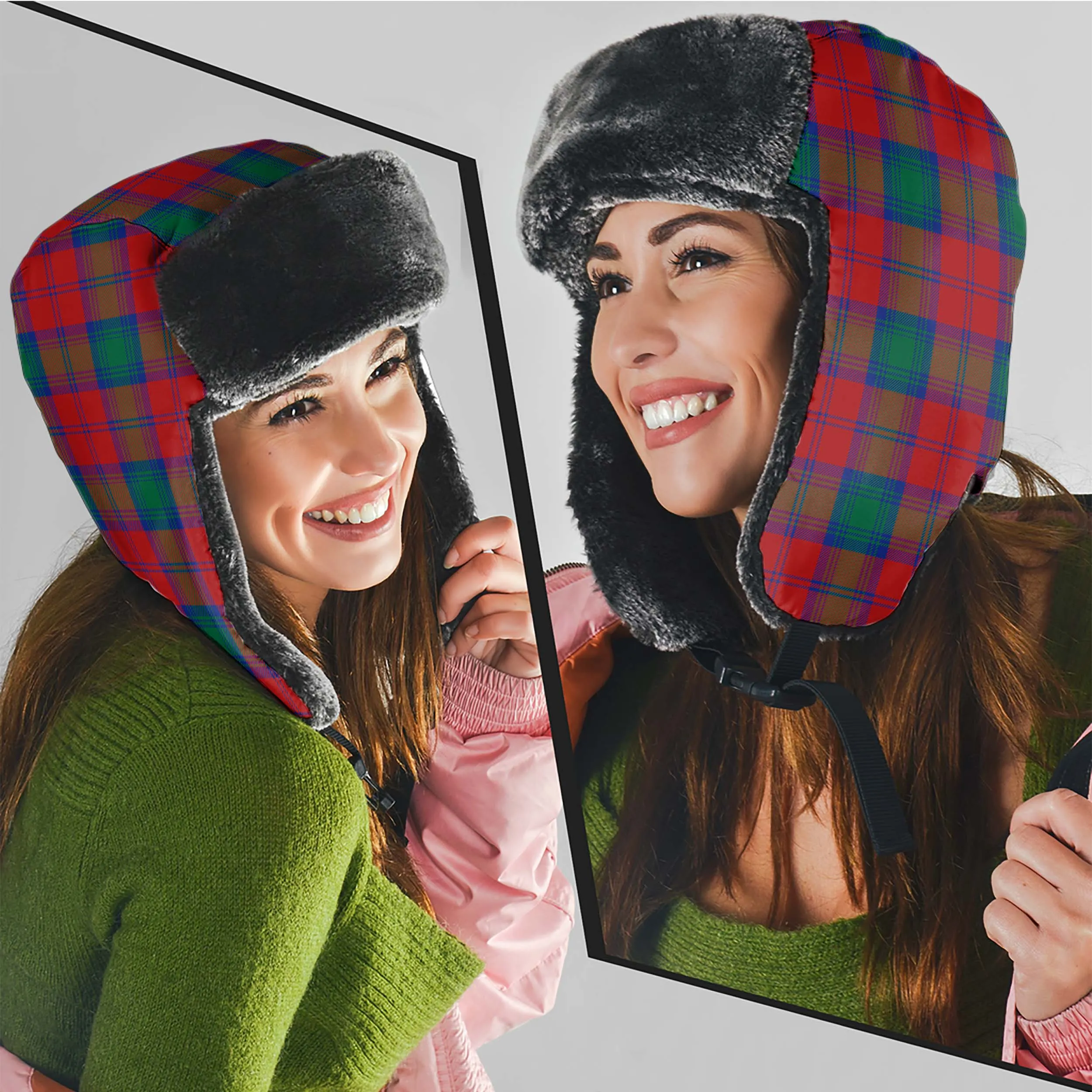 Auchinleck (Affleck) Tartan Winter Trapper Hat