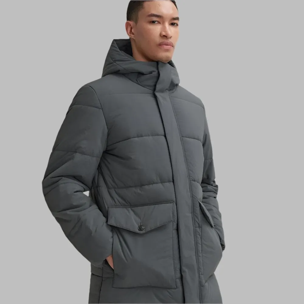 Barbour International Sutley Quilted Jacket In Charcoal