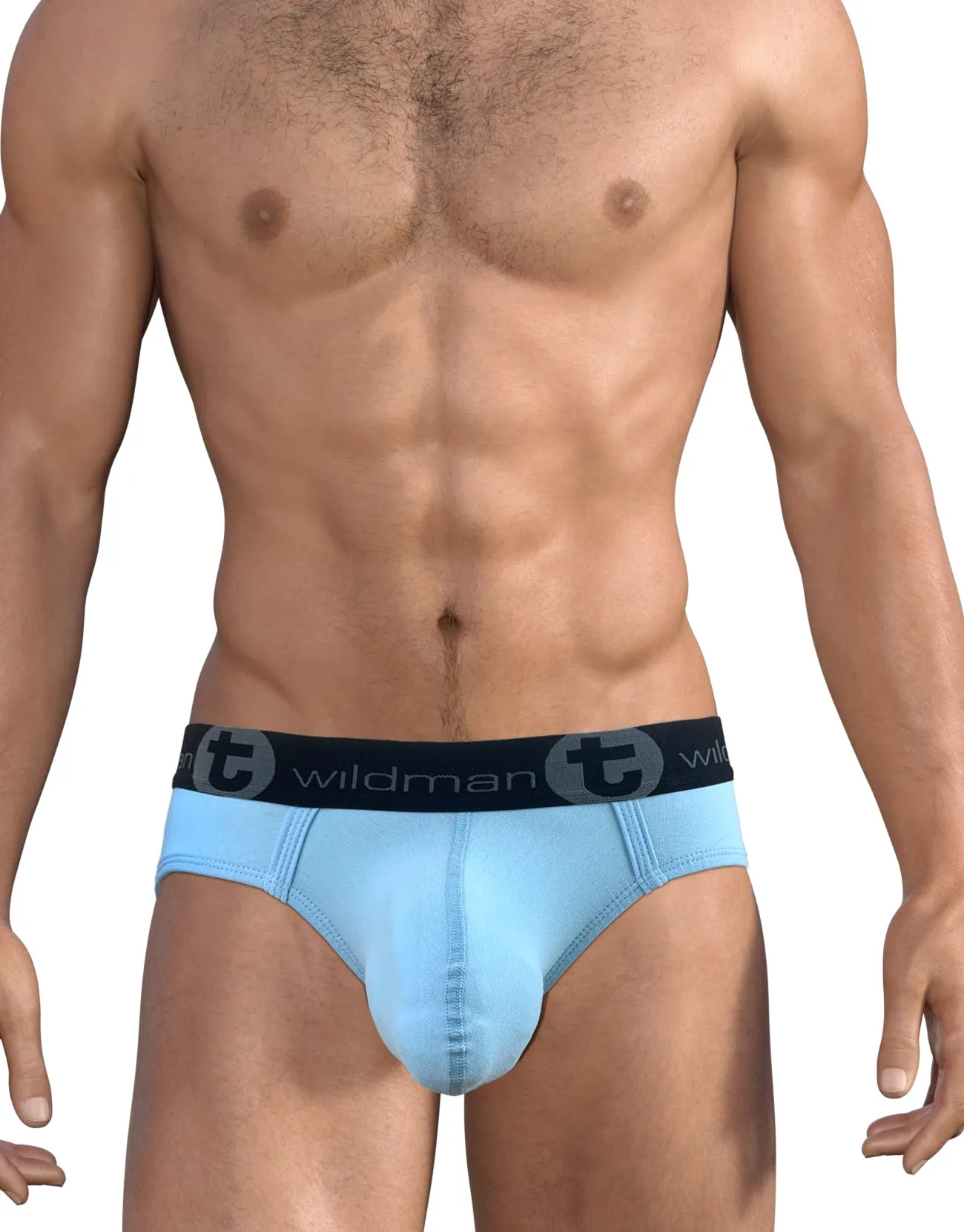 Big Boy Pouch Brief Light Blue