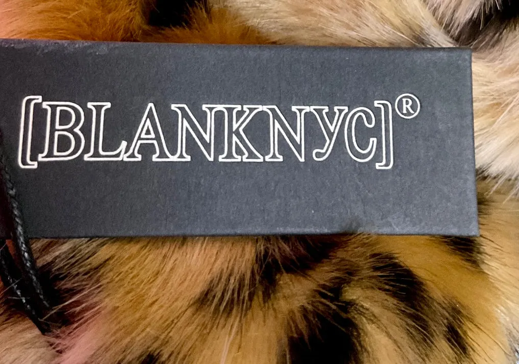 BLANKNYC NEW LEOPARD WEEKEND VIBES COAT - XL