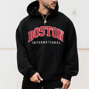 Boston Fashion  Oversized Sweatshirt Hoodie