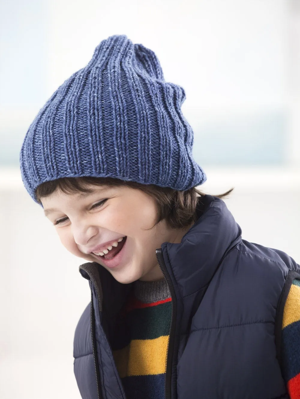 Boy Ribbed Hat (Knit)