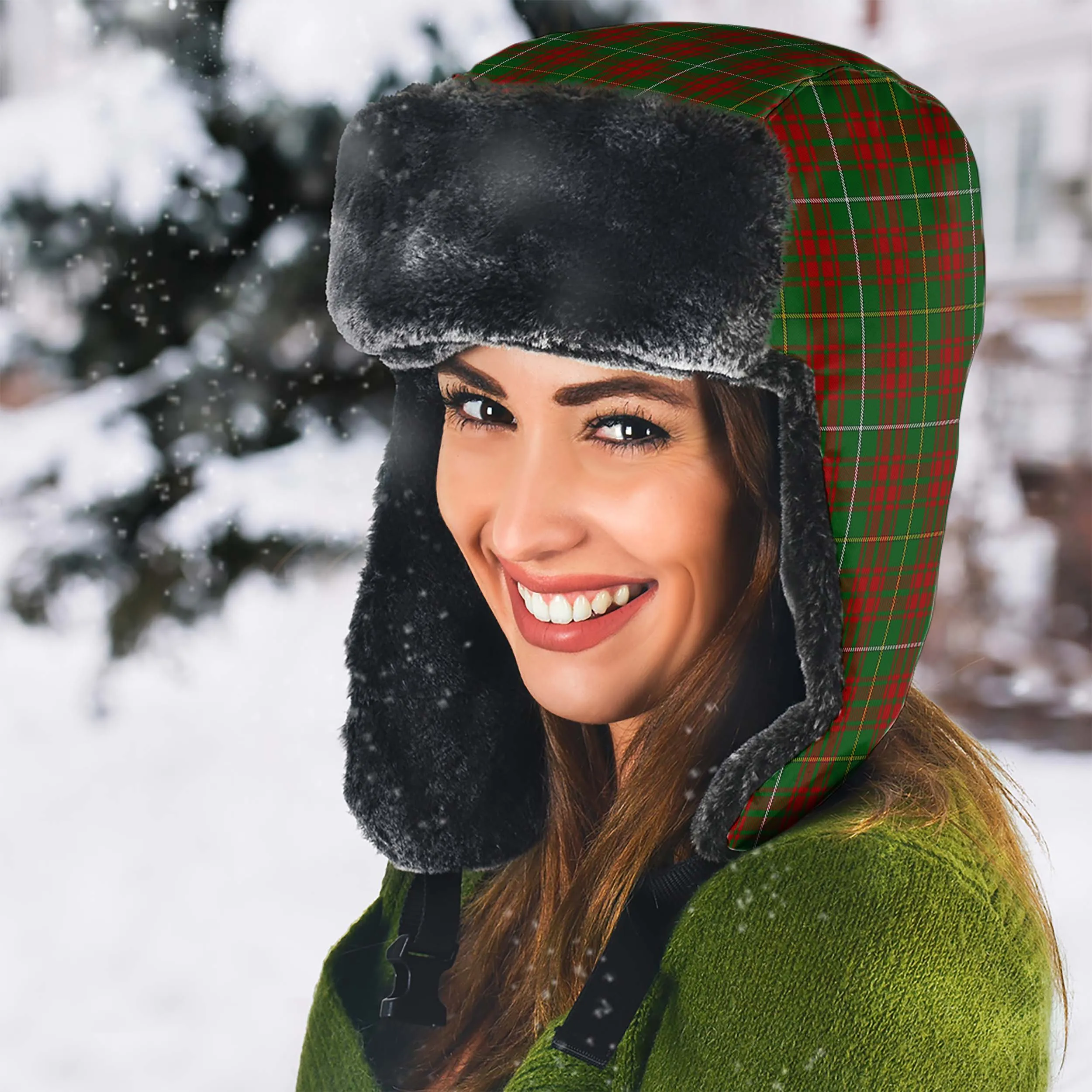 Bruce Hunting Tartan Winter Trapper Hat