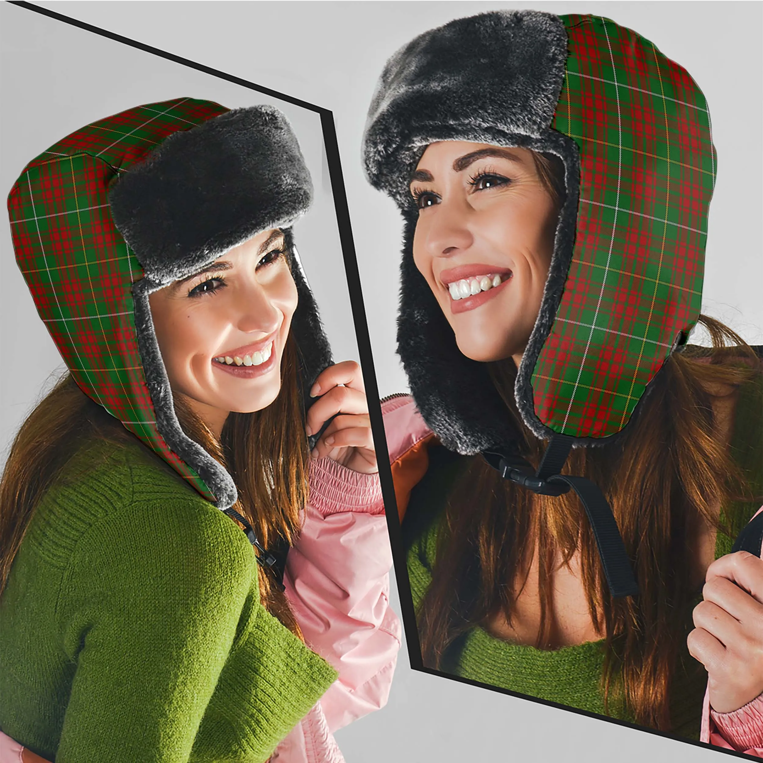 Bruce Hunting Tartan Winter Trapper Hat