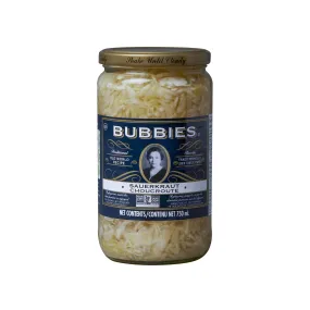 Bubbies Sauerkraut 750ml