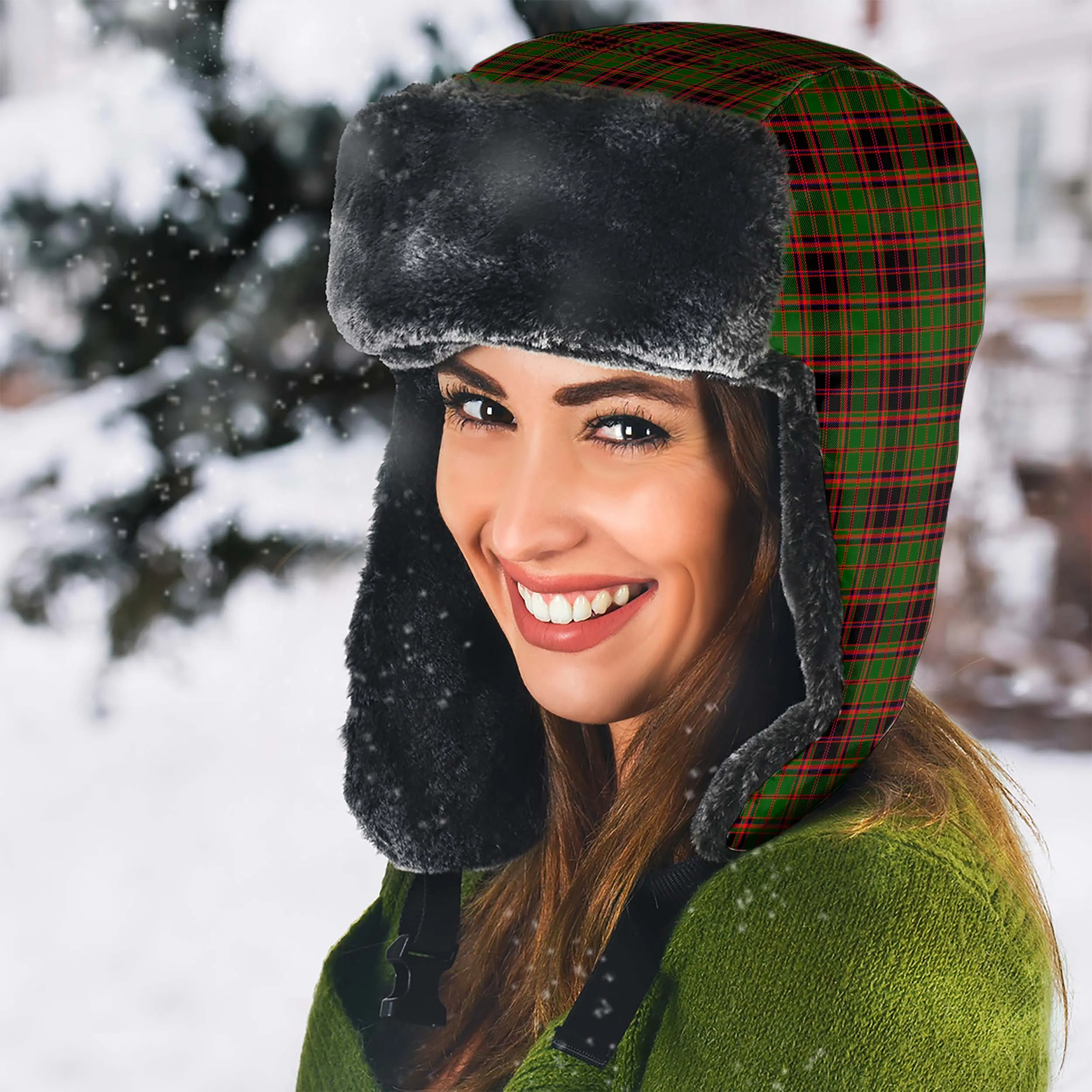 Buchan Tartan Winter Trapper Hat