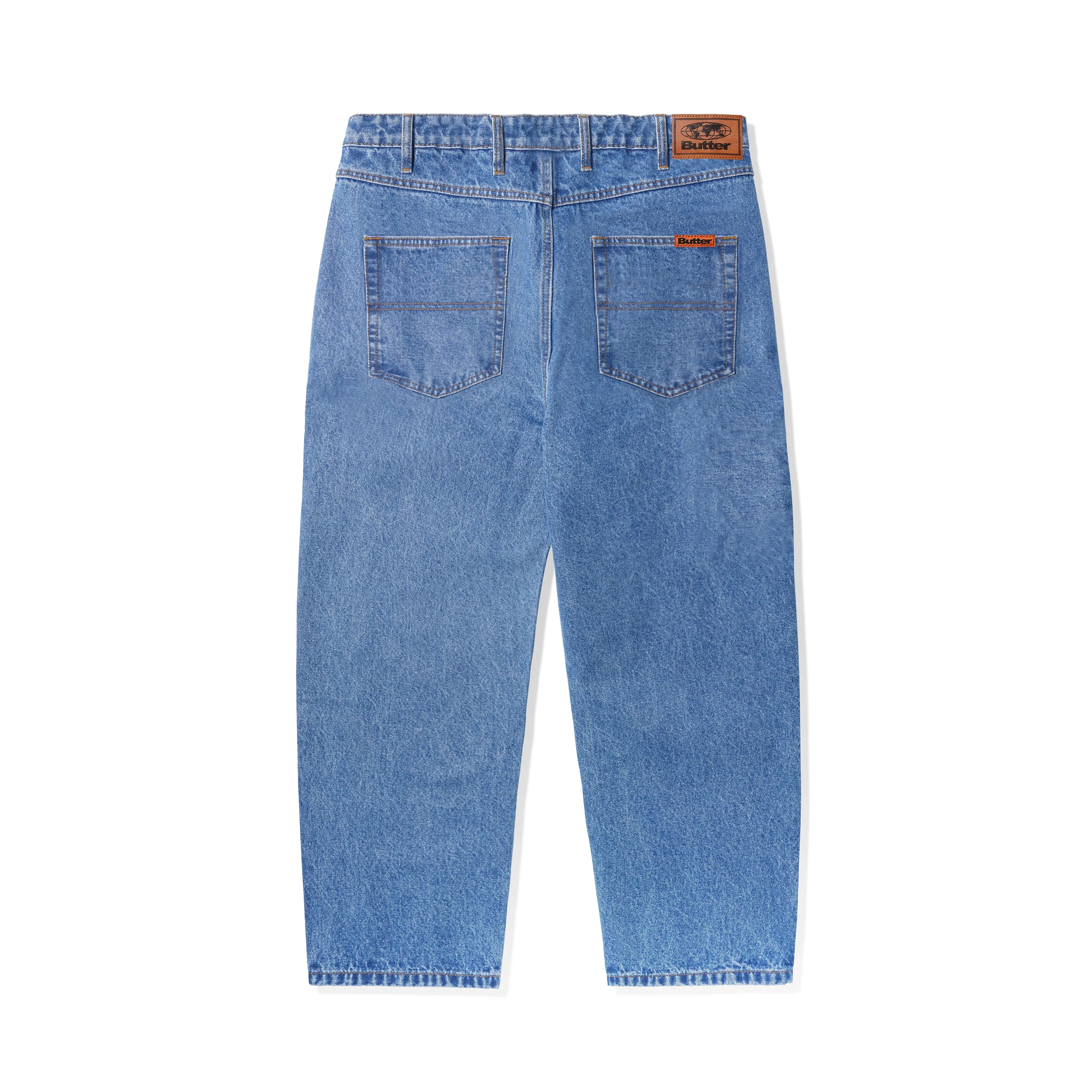 Butter Goods Baggy Denim Jeans - Washed Indigo