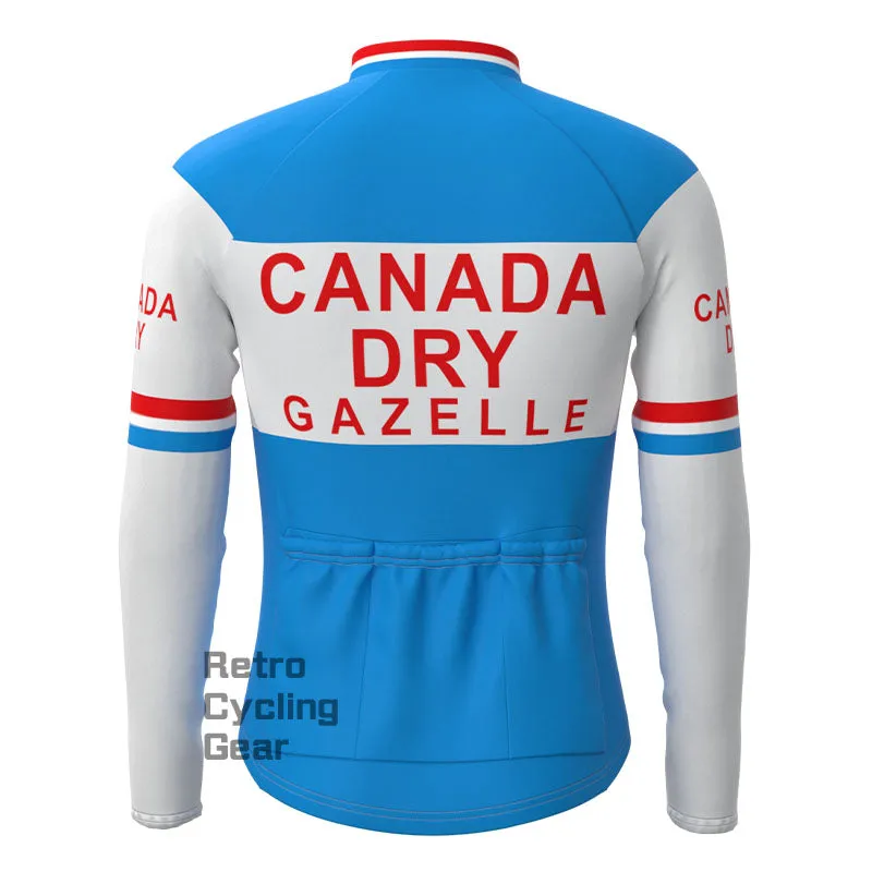 CANADA Fleece Retro Long Sleeves Jerseys