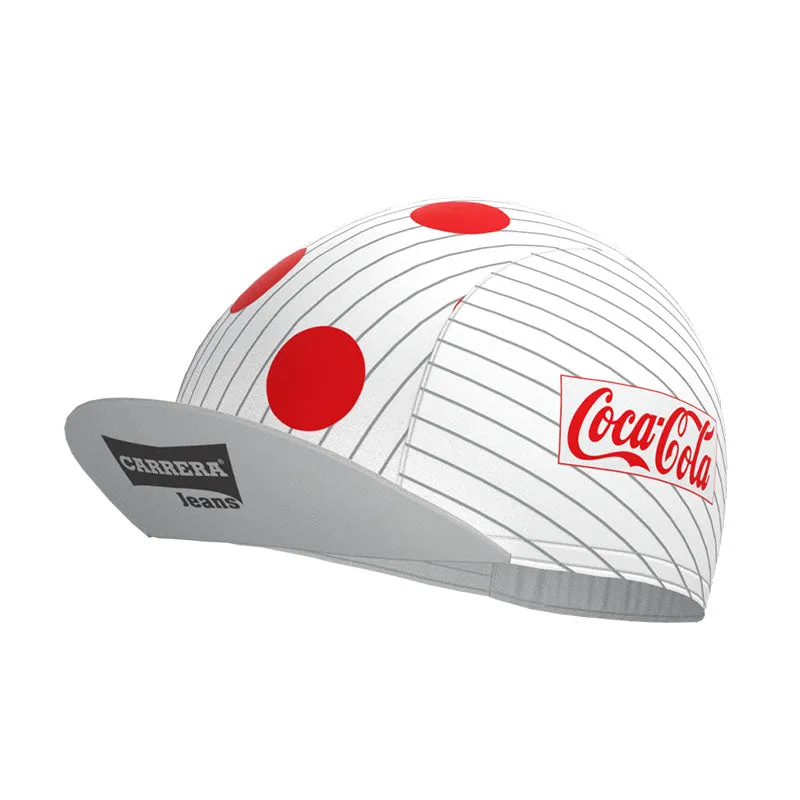 Carrera Red Dot Retro Cycling Cap