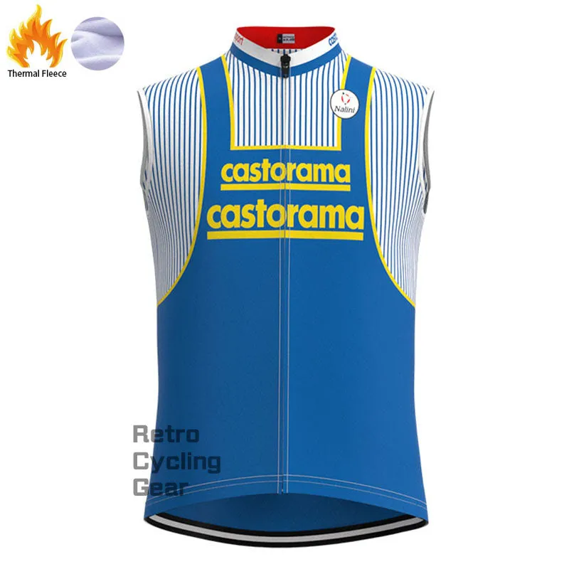 Castorama Fleece Retro Cycling Vest