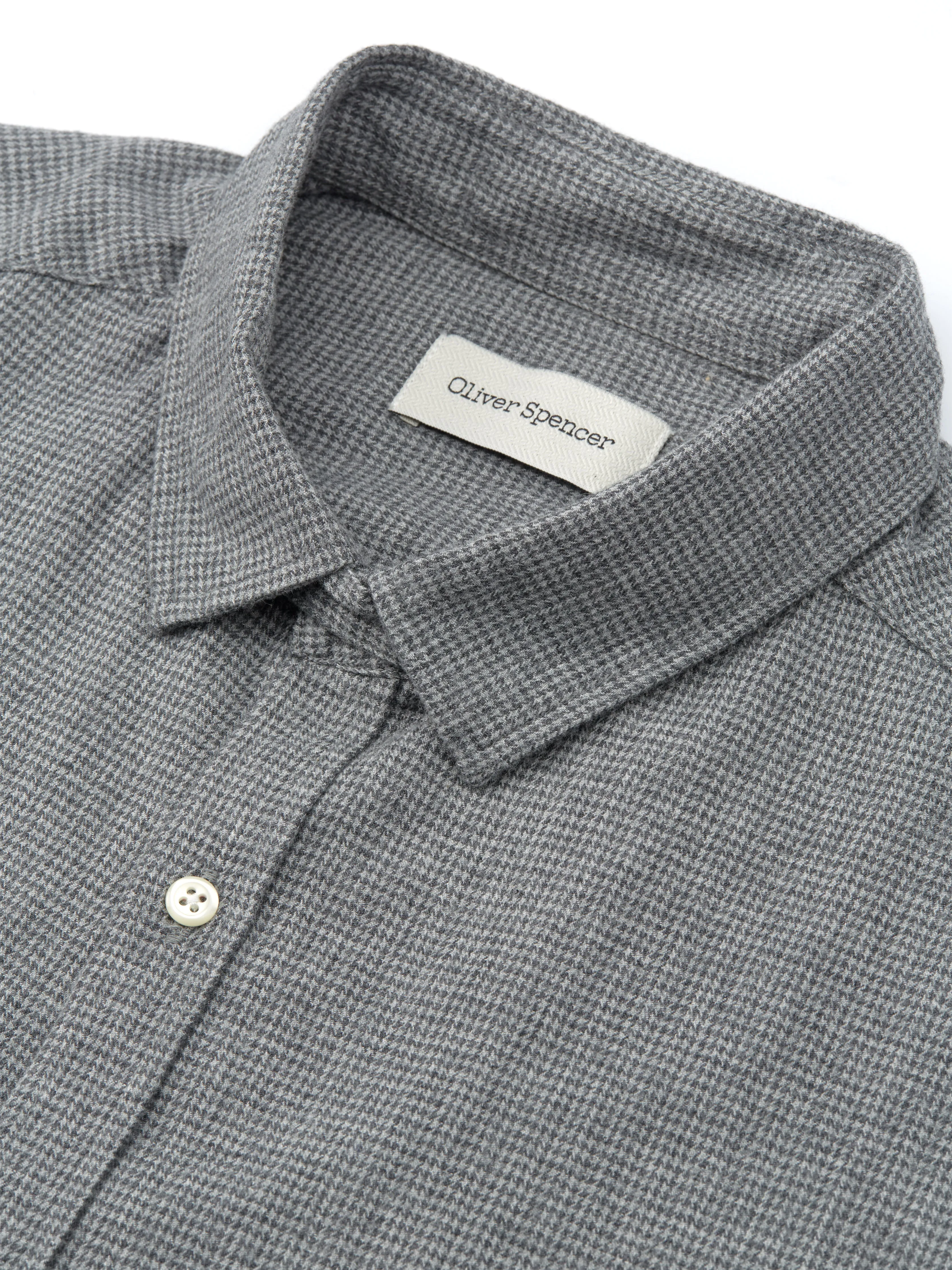 Clerkenwell Tab Shirt Oxman Grey