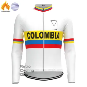 COLOMBIA Fleece Retro Long Sleeves Jerseys