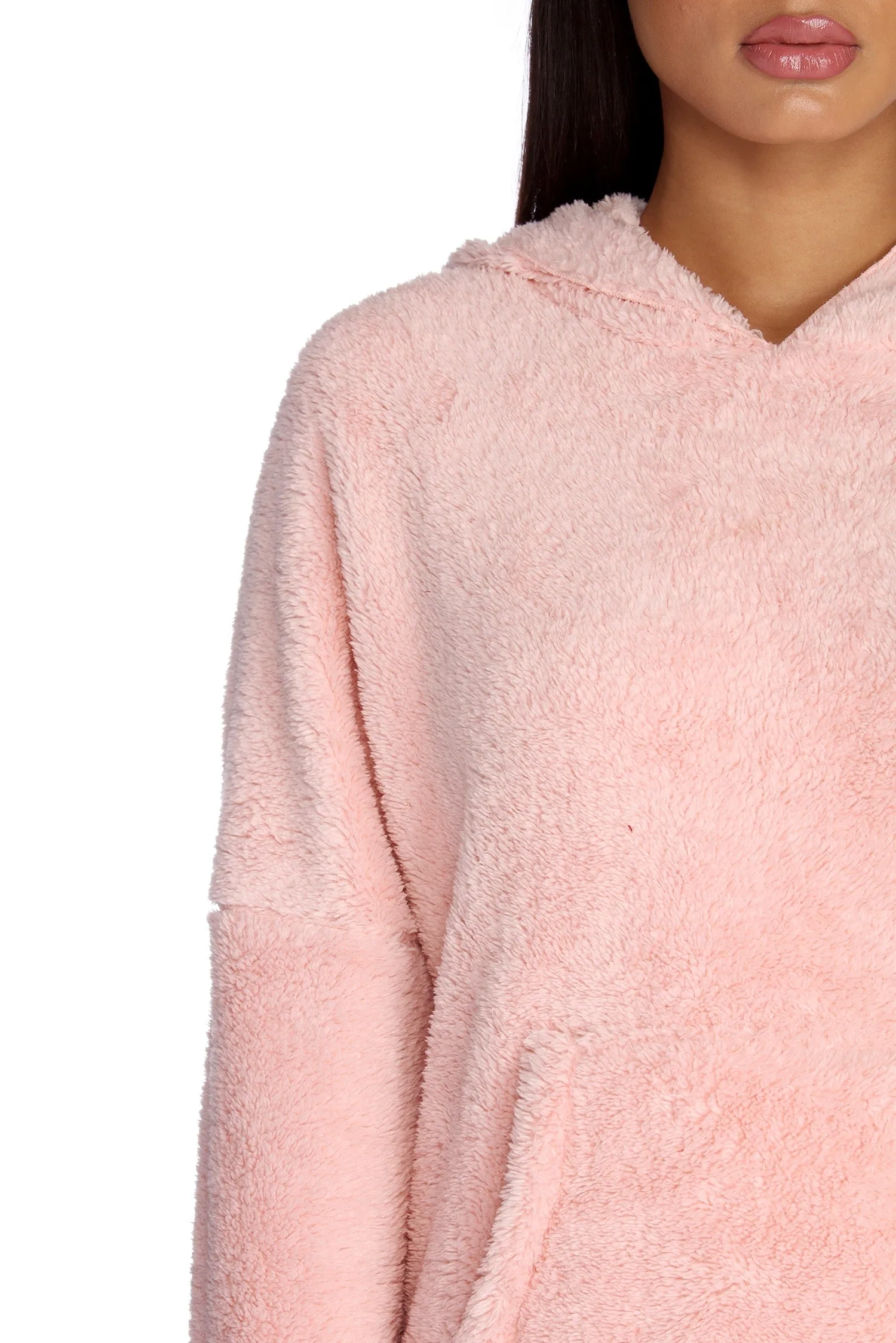 Comfy Cozy Plush Hoodie