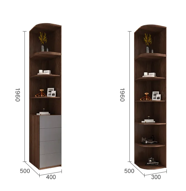 Contemporary Luxury Wardrobe with decoration shelves