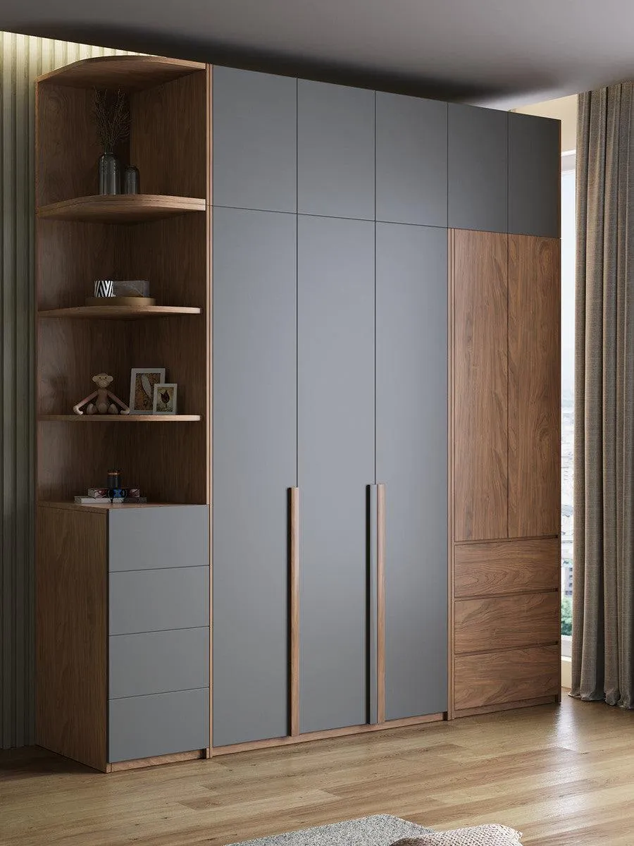 Contemporary Luxury Wardrobe with decoration shelves