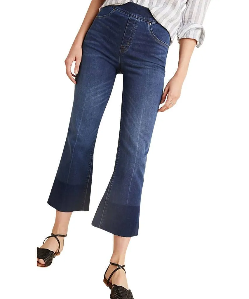 Cropped Flare Jean Medium Wash