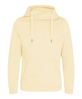 Cross neck hoodie | Vanilla Milkshake