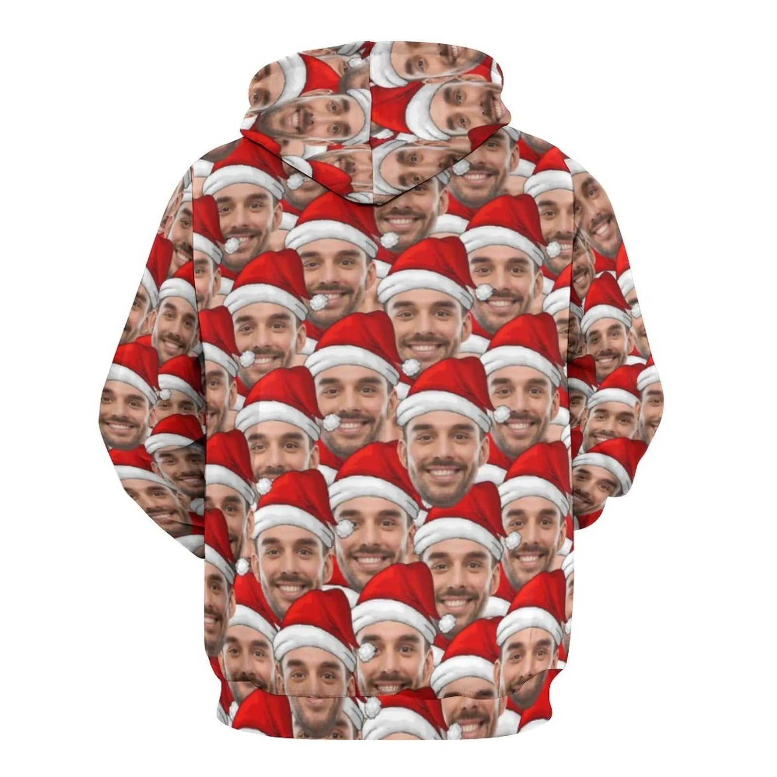 Custom Christmas Hat Seamless Face Unisex Cool Hoodie Designs