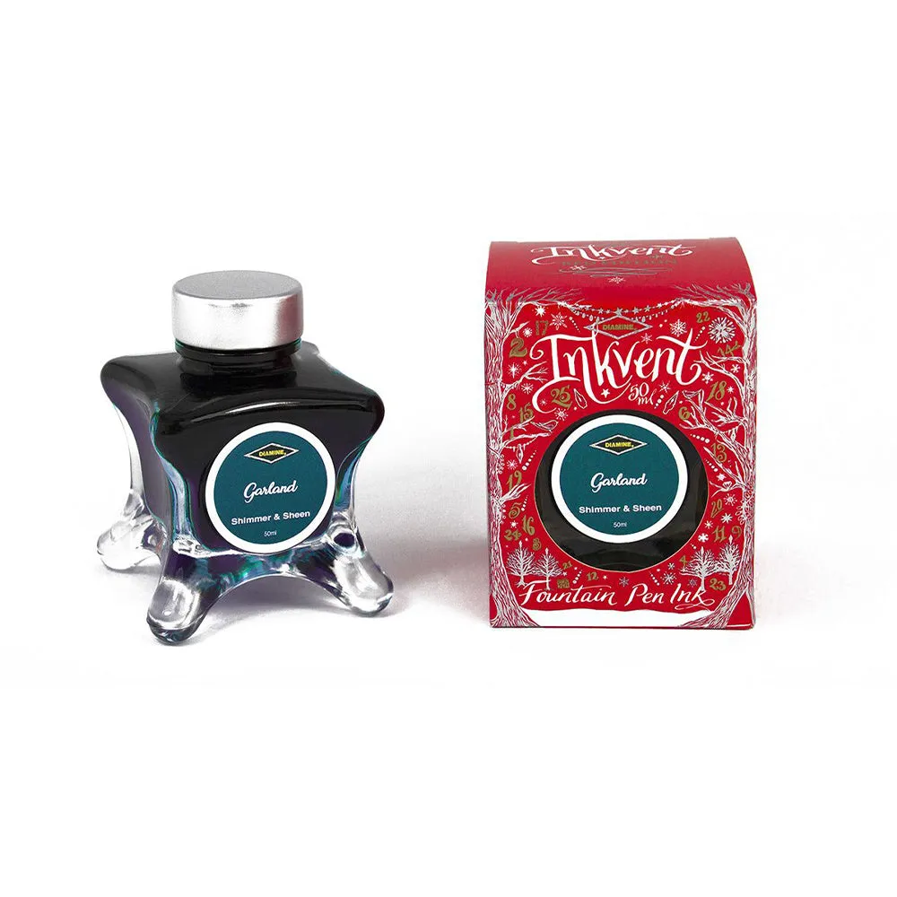 Diamine Garland (50ml) Bottled Ink (Shimmering/Sheening) - Red Edition