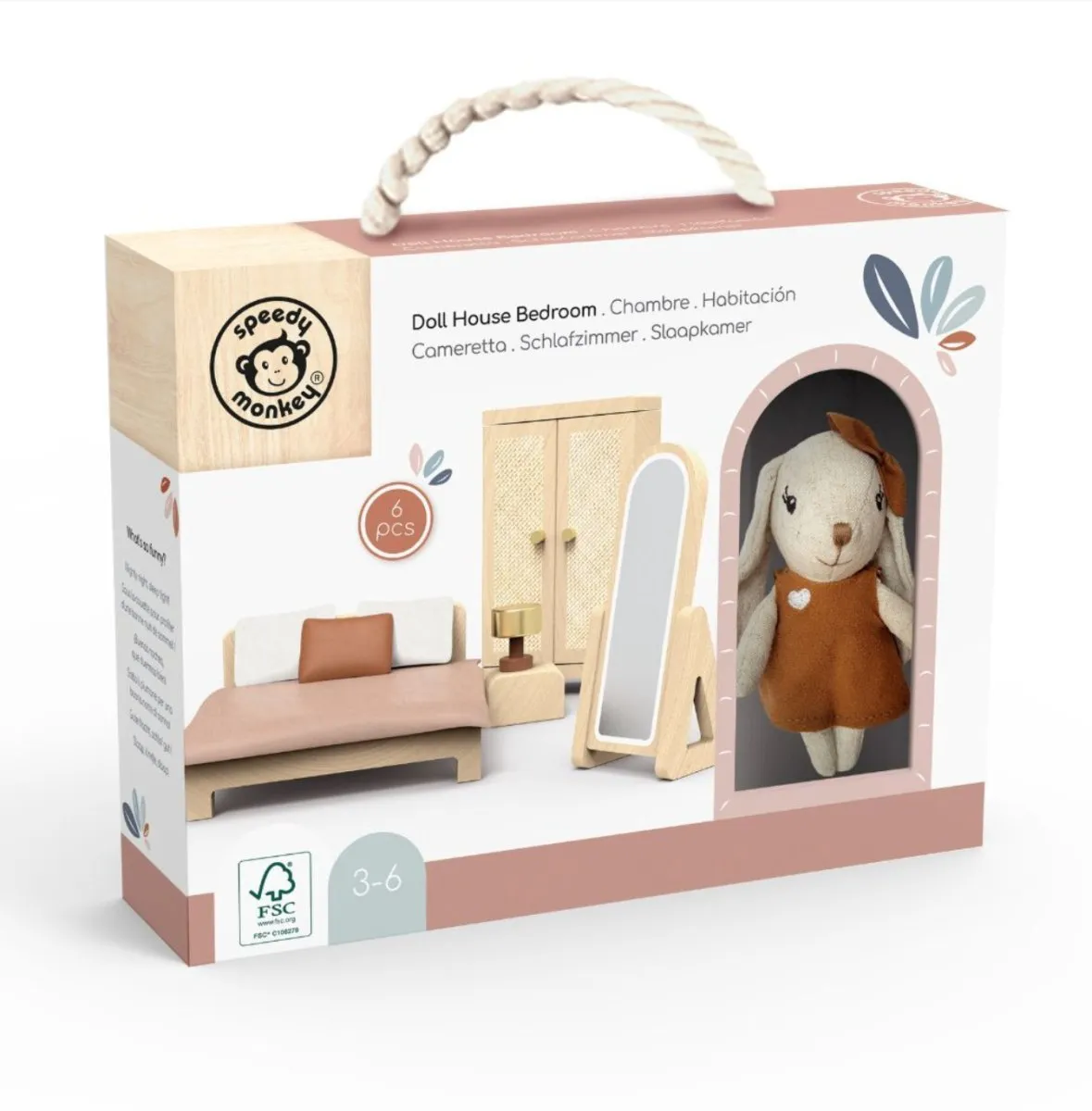 Doll House Bedroom   1 Character - Speedy Monkey