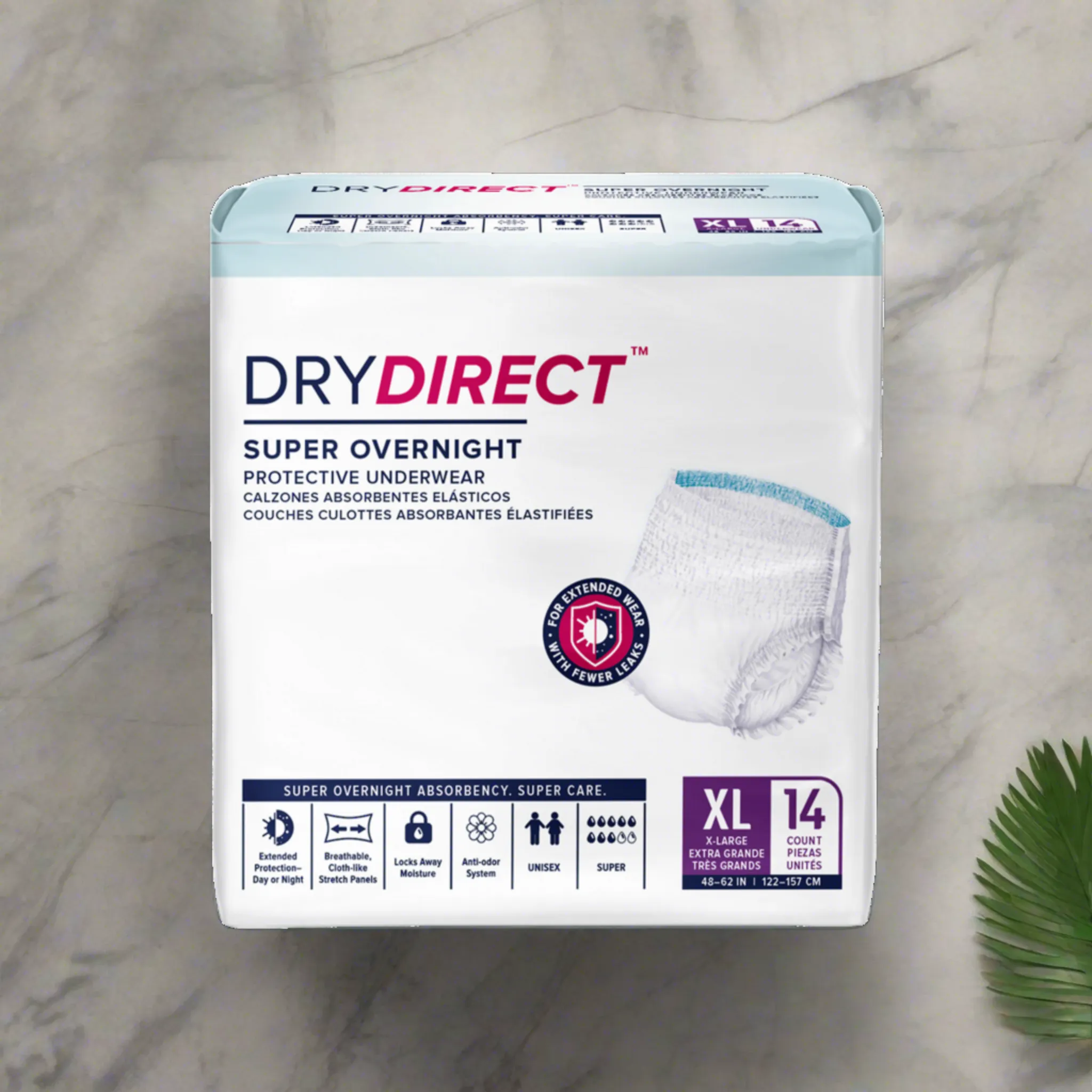 Dry Direct Super Overnight Underwear