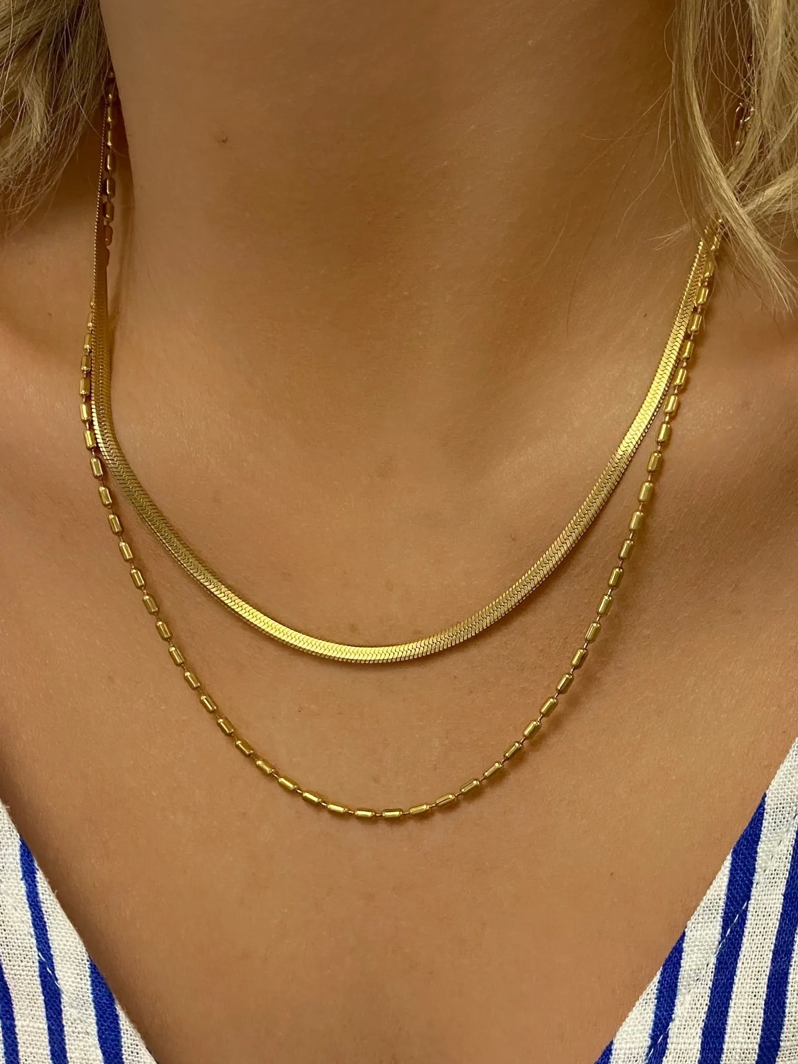 EASY BREEZY 2 Layer Necklace