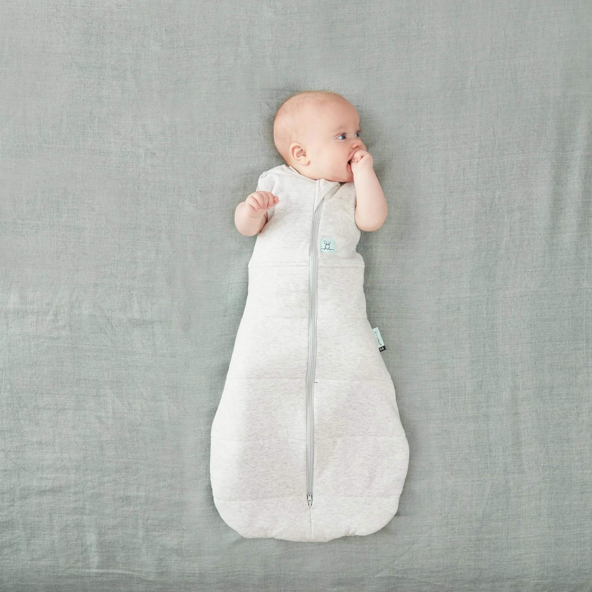 ergoPouch Cocoon Swaddle Bag 2.5 TOG - Grey Marle