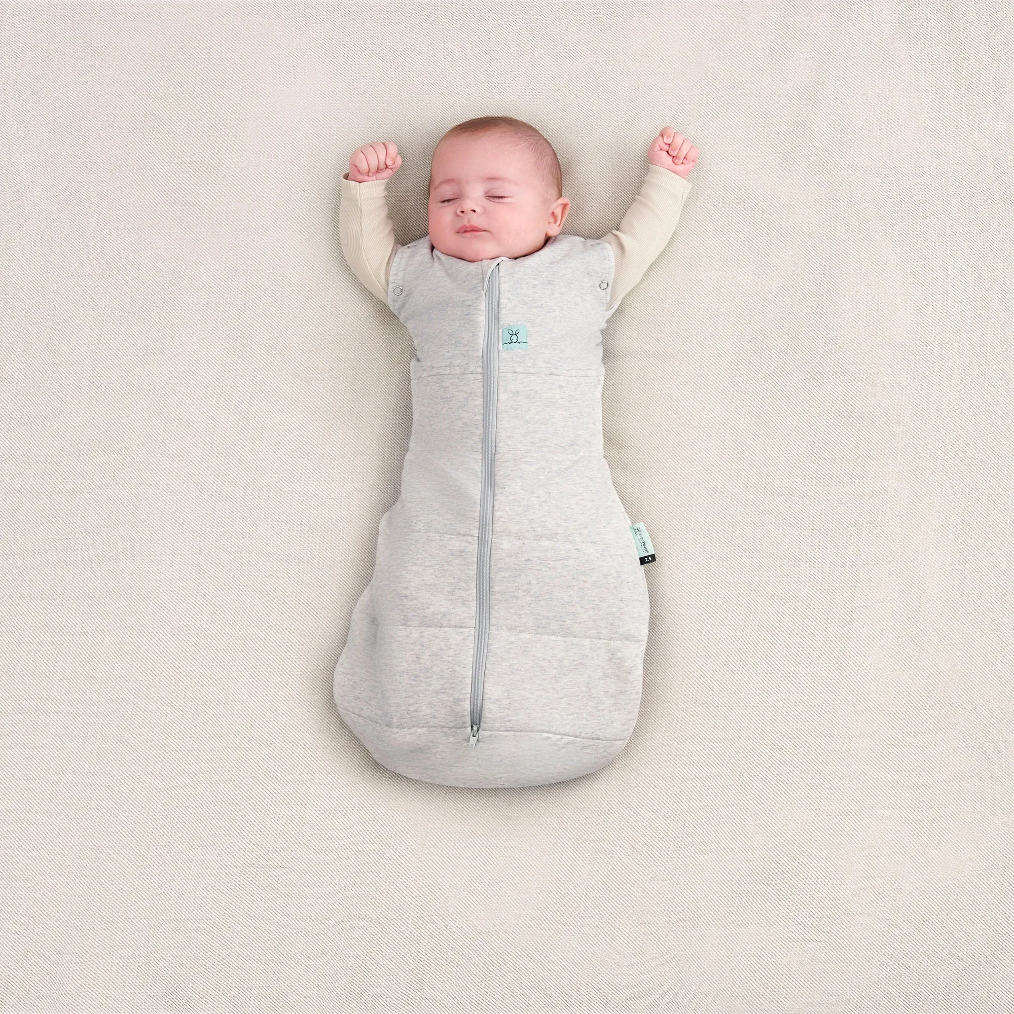 ergoPouch Cocoon Swaddle Bag 2.5 TOG - Grey Marle