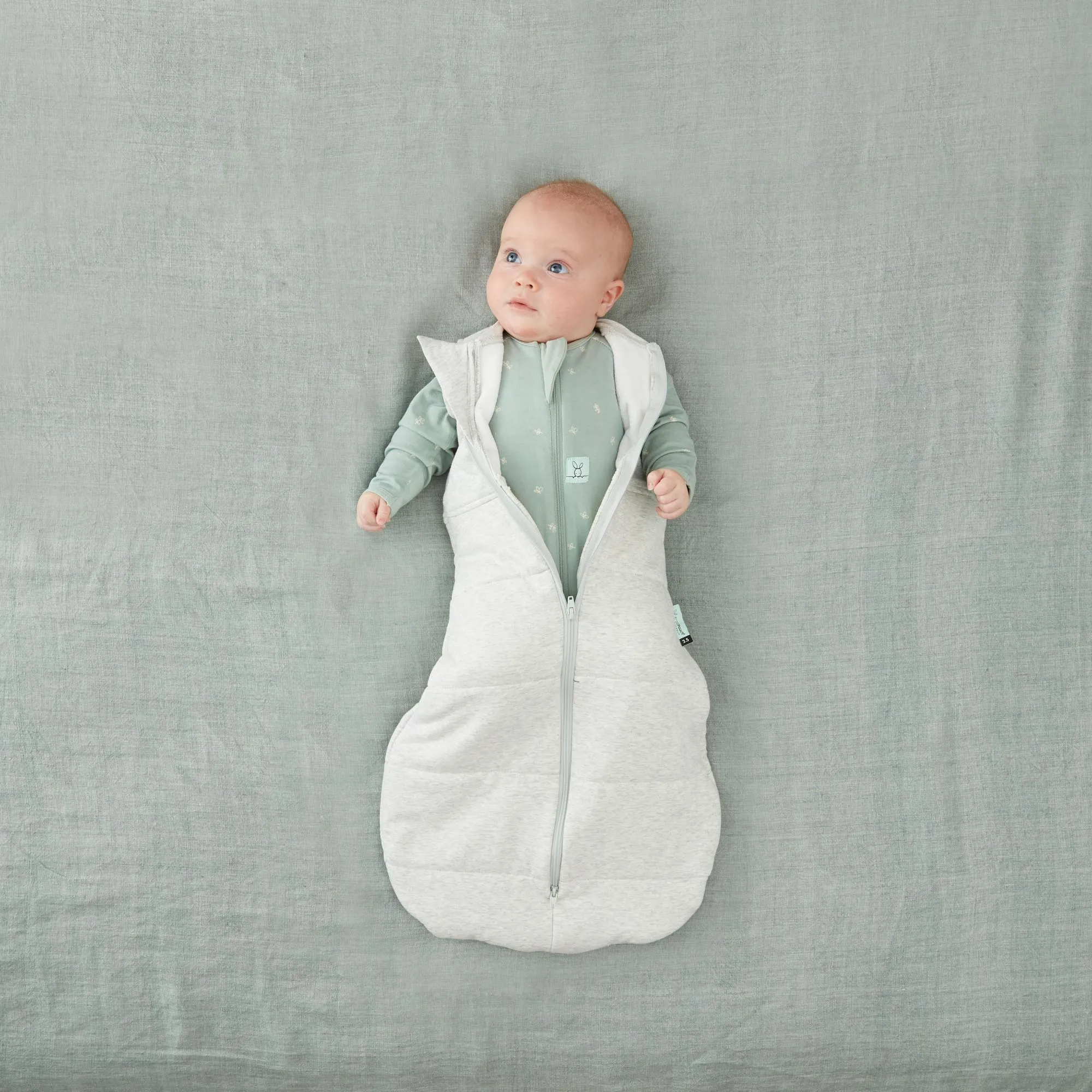 ergoPouch Cocoon Swaddle Bag 2.5 TOG - Grey Marle