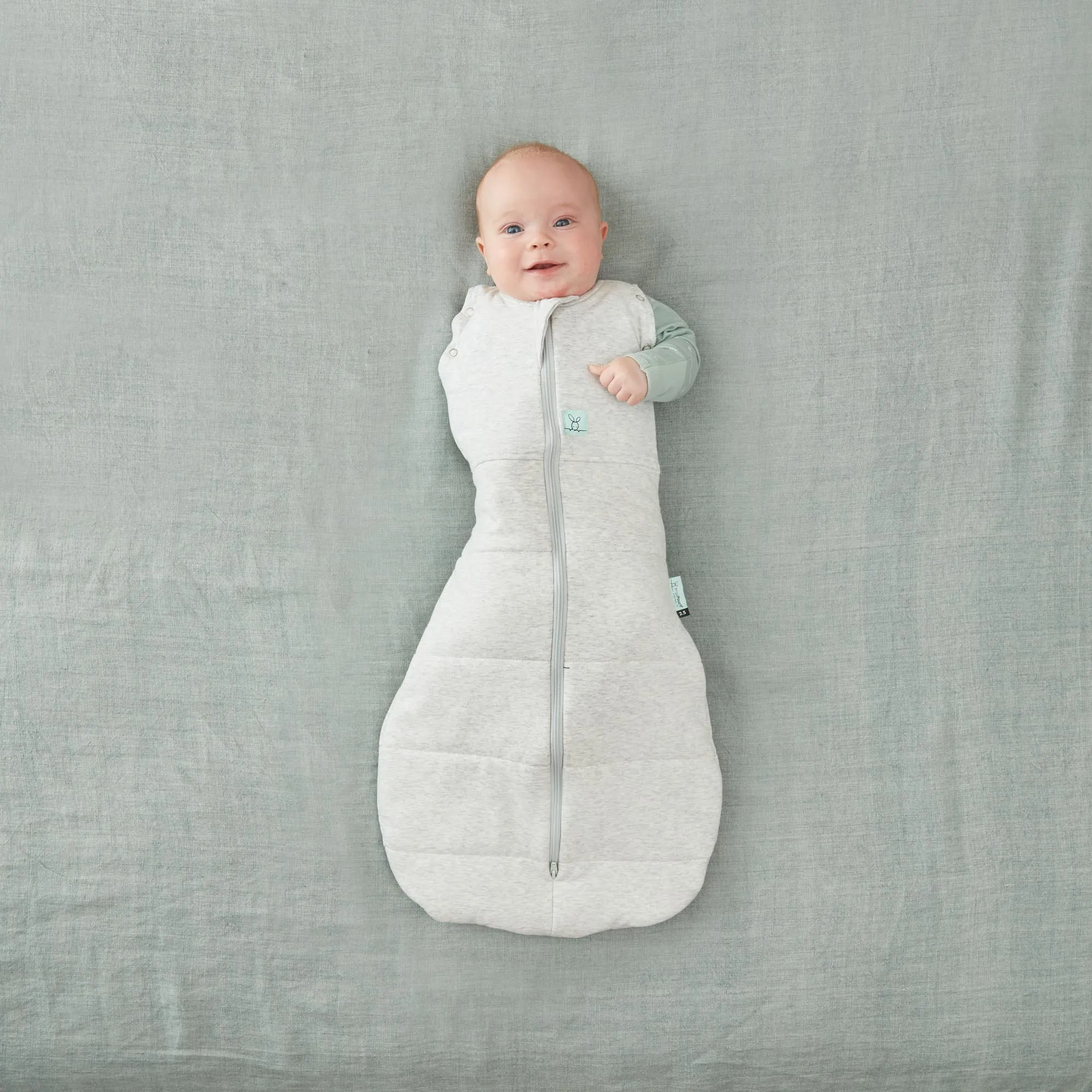 ergoPouch Cocoon Swaddle Bag 2.5 TOG - Grey Marle