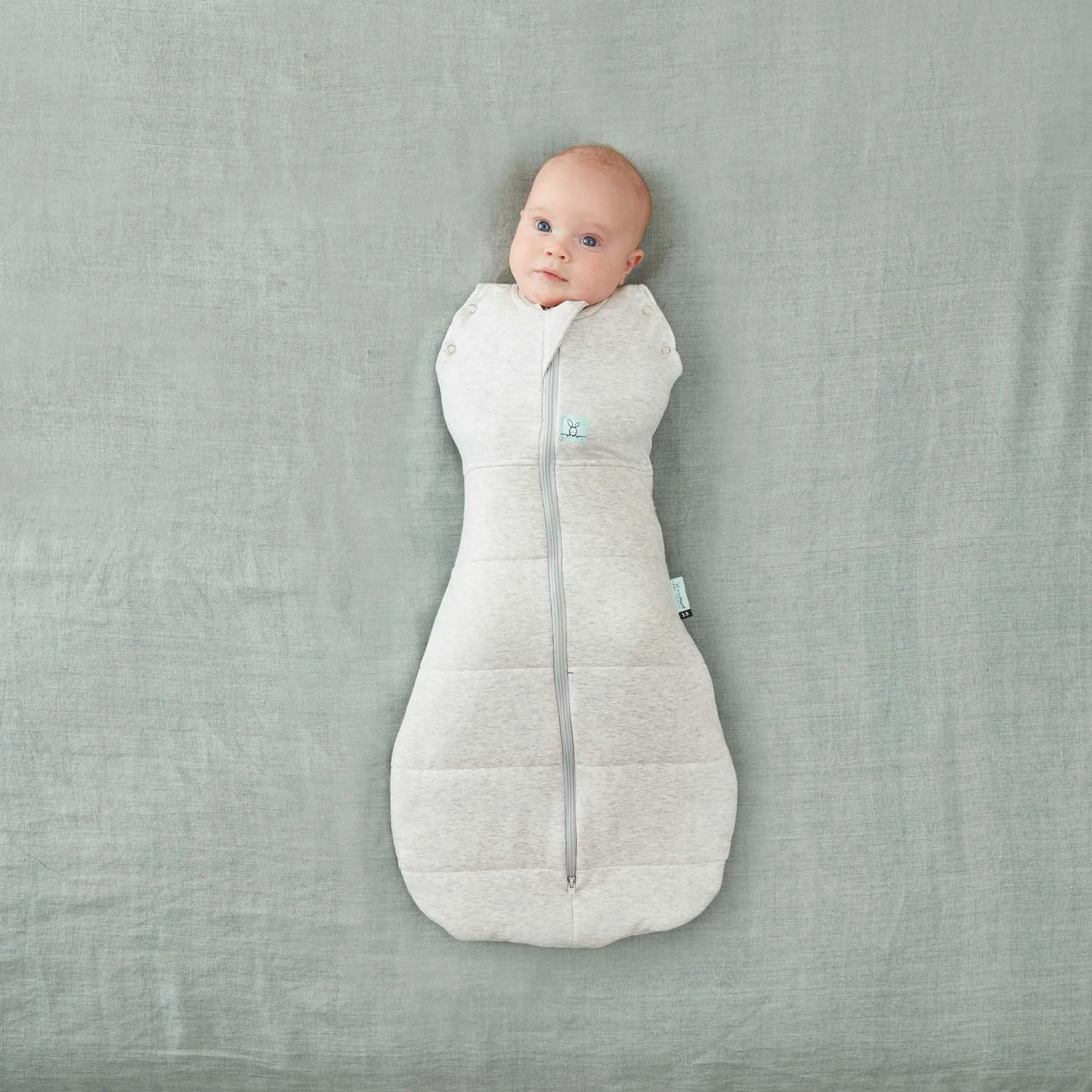 ergoPouch Cocoon Swaddle Bag 2.5 TOG - Grey Marle