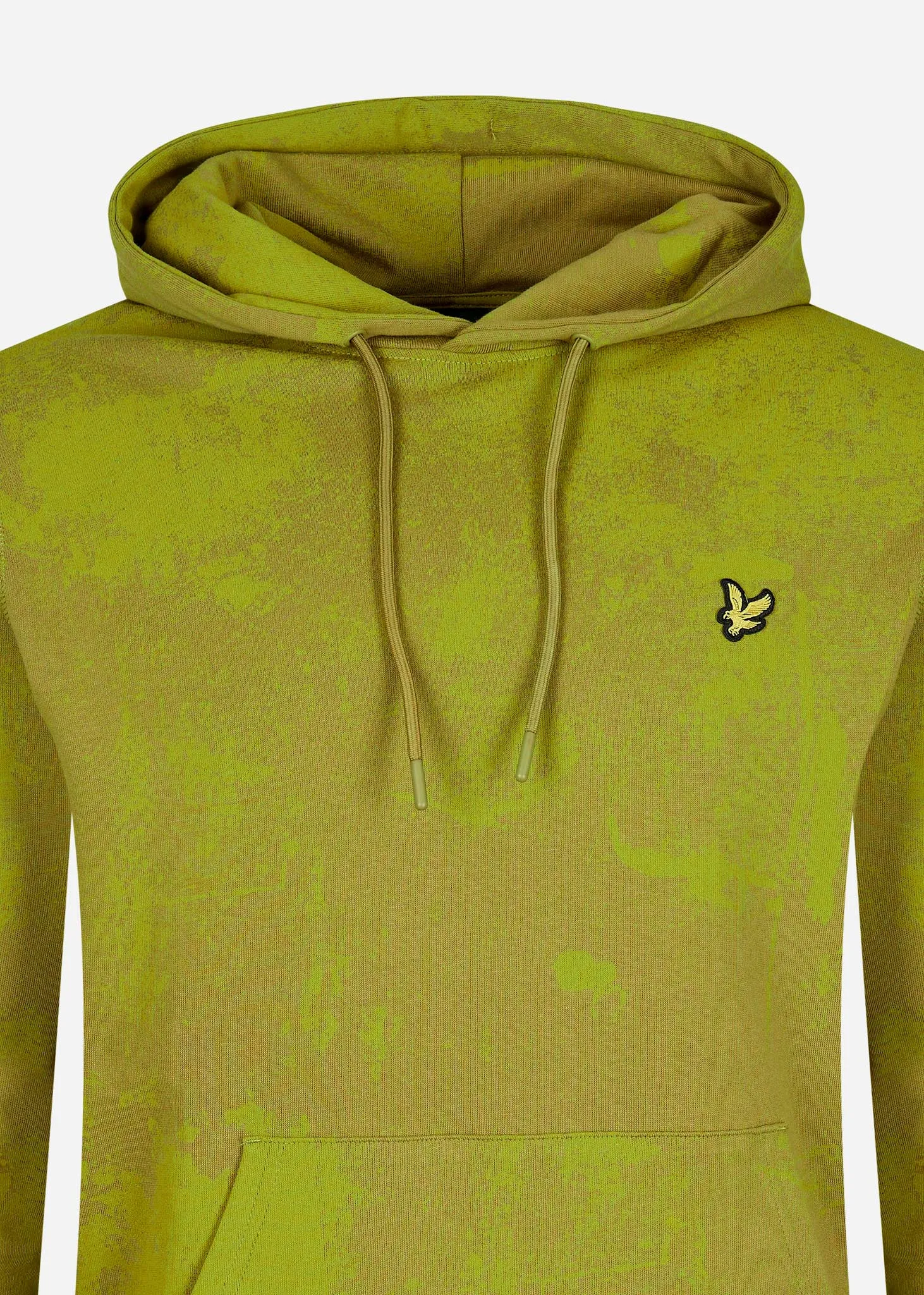 Erosion print hoodie - tin green