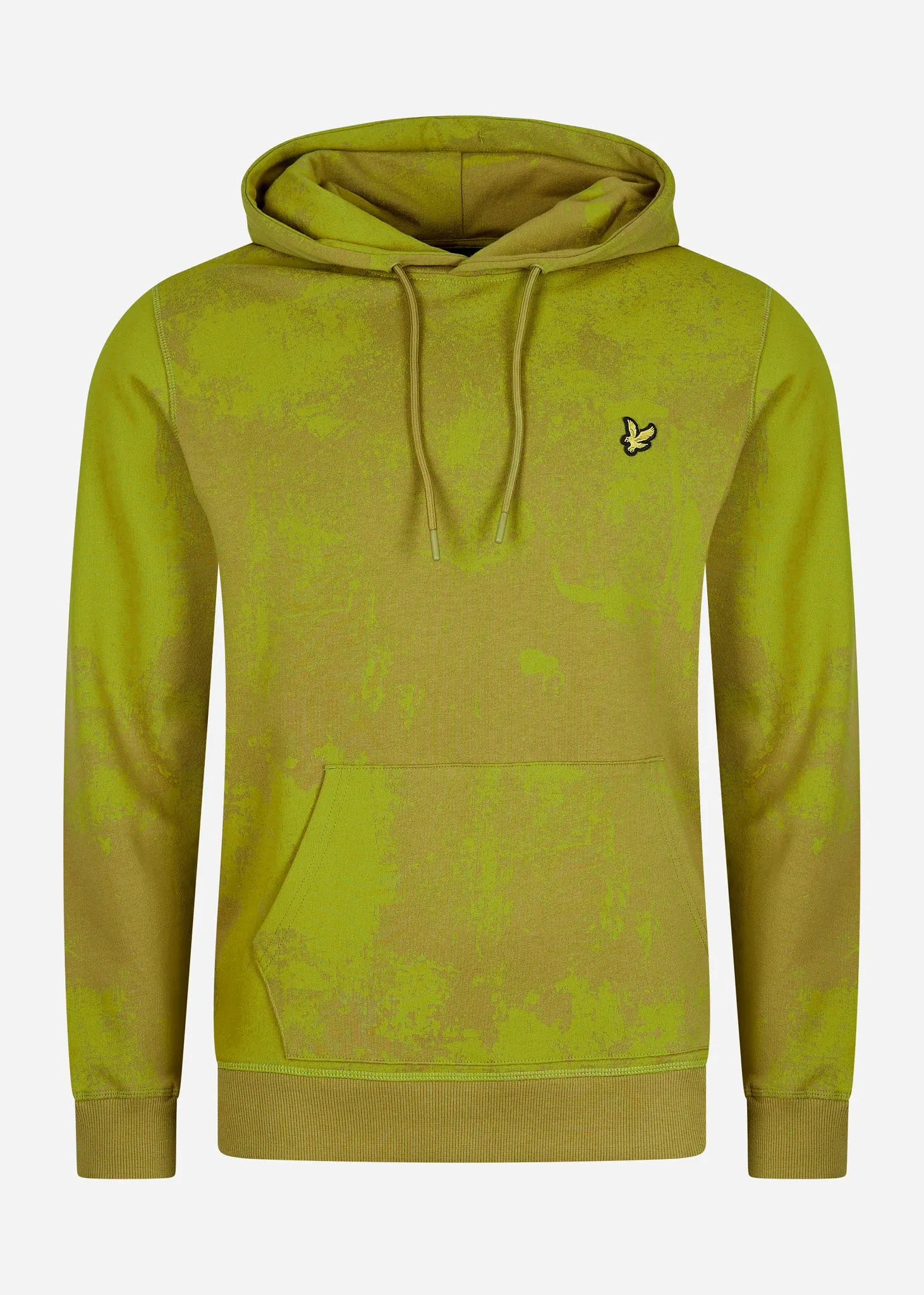 Erosion print hoodie - tin green