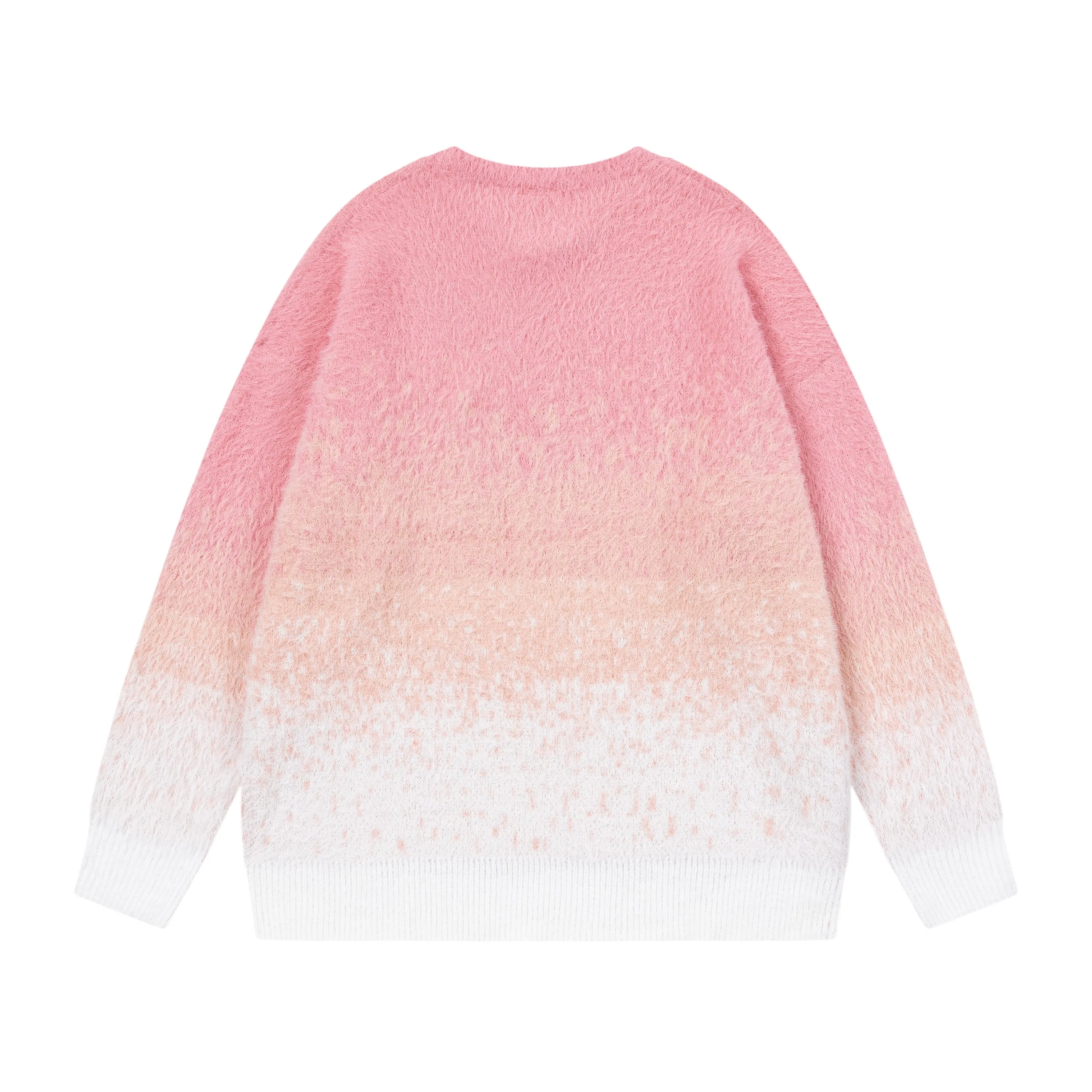 Faire Echo wonderland gradient white sweater