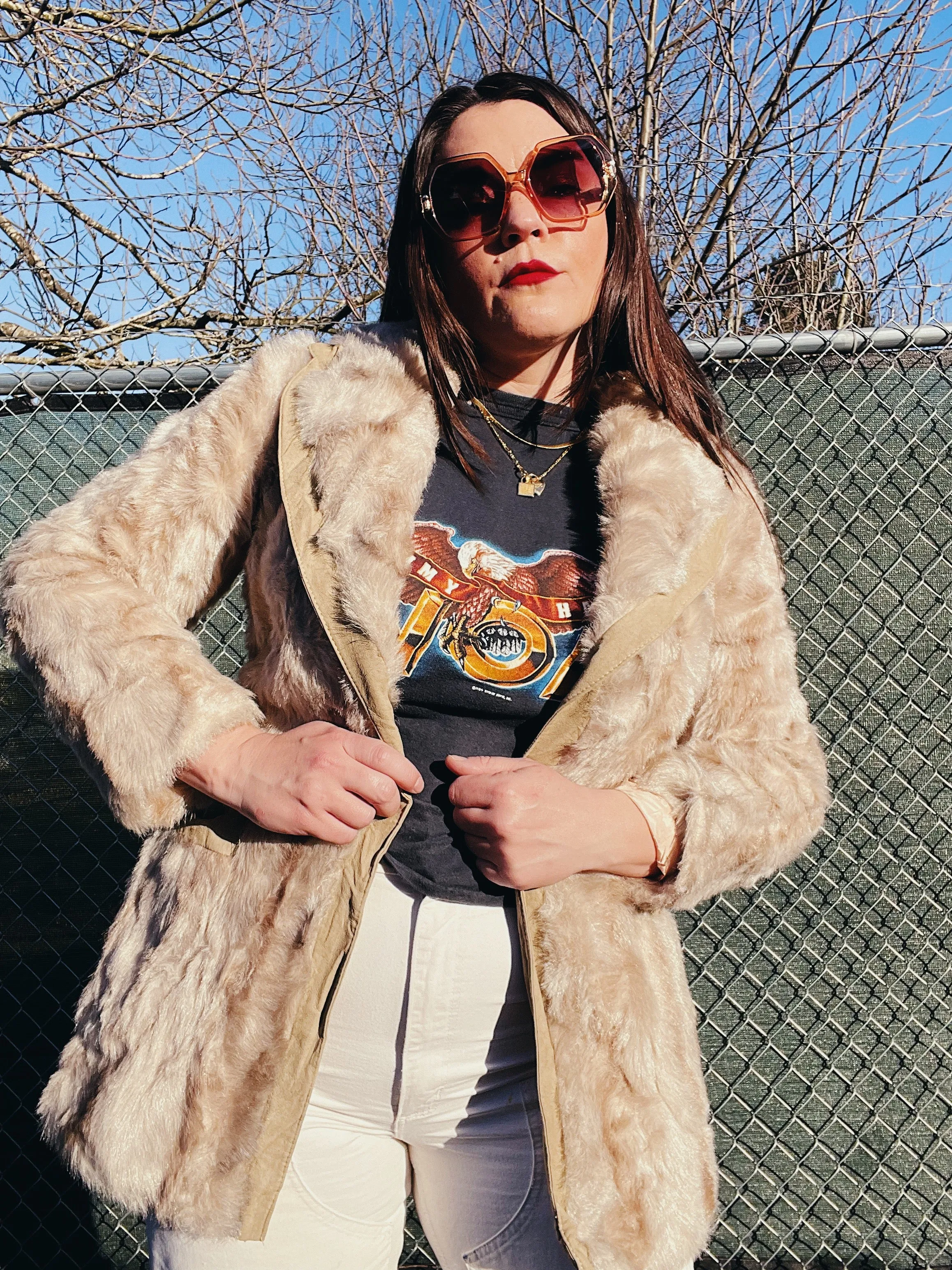 Faux Fur Penny Lane Coat