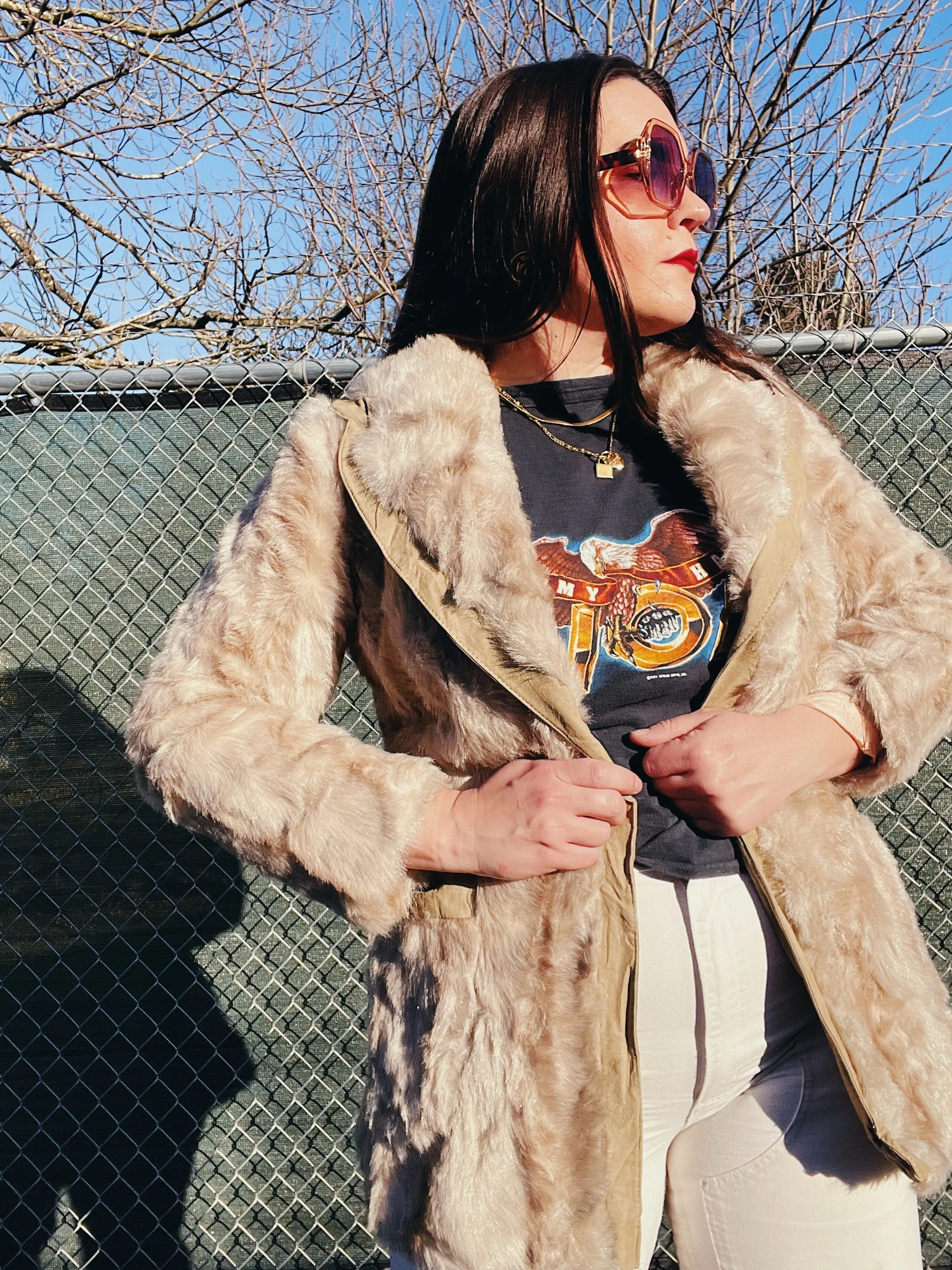 Faux Fur Penny Lane Coat