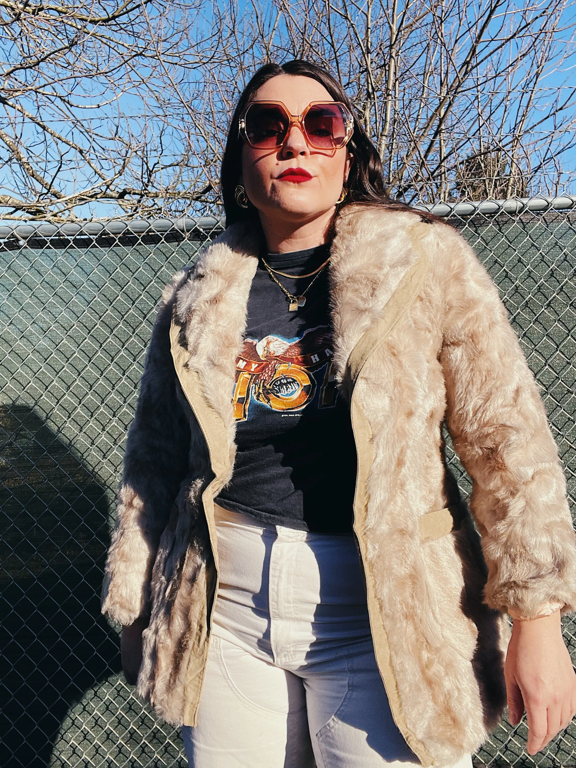 Faux Fur Penny Lane Coat