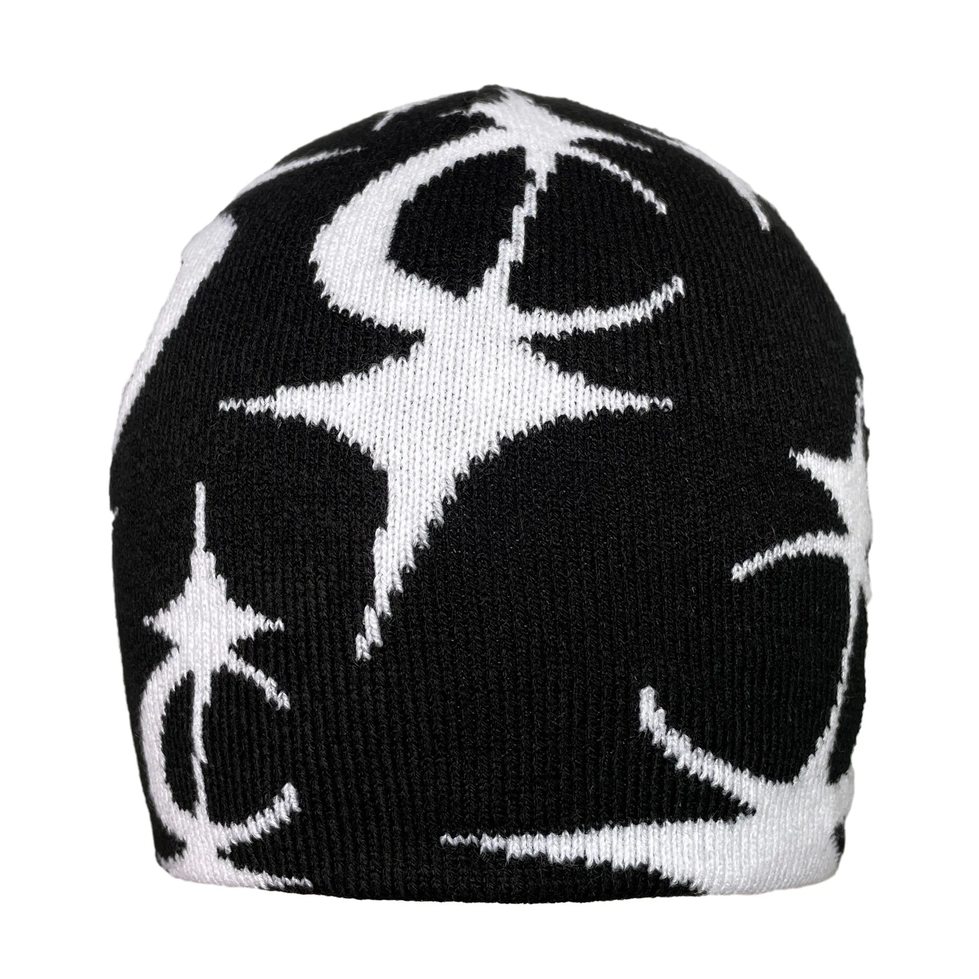 Five Pointed Star Jacquard Knitted Hat